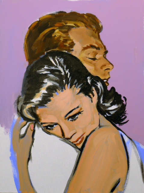 couple embracing